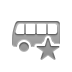 Bus, star Icon