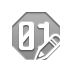 pencil, Byte Gray icon