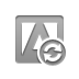 refresh, adobe DarkGray icon