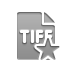 star, Format, Tiff, File DarkGray icon