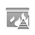 pyramid, firewal DarkGray icon