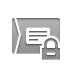 send, envelope, Lock DarkGray icon