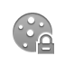 Lock, cookie DarkGray icon