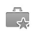 star, Briefcase DarkGray icon
