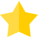 Favorite, shapes, rate, star, signs, Favourite Gold icon