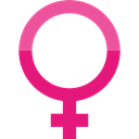 shapes, symbol, Girl, signs, venus, Gender, woman, Femenine, Female Black icon