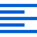 Text, signs, option, Alignment, symbol, left align, lines RoyalBlue icon