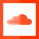 Logo, social network, logotype, Soundcloud, Logos, social media OrangeRed icon