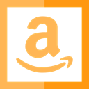 Logo, Amazon, logotype, Shop, Logos SandyBrown icon