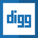 social network, logotype, social media, Digg, Logo, Logos SteelBlue icon