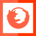 Logo, mozilla, Squares, Firefox, Browser, Brand Tomato icon