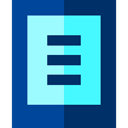 ebook, reading, reader, ereader, Text Lines, technology MidnightBlue icon