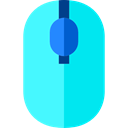 Multimedia, electronic, Computer, Mouse, clicker, technology Turquoise icon