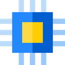 Chip, processor, electronic, technology, Cpu DodgerBlue icon