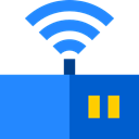 wi-fi, Modem, internet, wireless, Connection, technology DodgerBlue icon