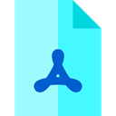 Multimedia, adobe, Archive, document, File PaleTurquoise icon