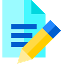 File, pencil, Edit, Multimedia, document, Archive PaleTurquoise icon