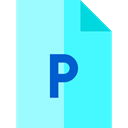document, Multimedia, Archive, powerpoint, File PaleTurquoise icon