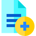 Archive, document, File, Add, Multimedia PaleTurquoise icon