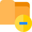 remove, Multimedia, Office Material, Folder, documents, storage, files SandyBrown icon