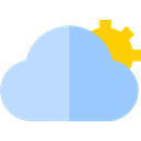 meteorology, Sunny, summer, Cloudy, weather, day LightSkyBlue icon