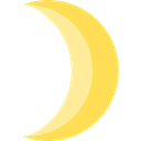 meteorology, Half Moon, Moon, Moon Phase, nature, Astronomy Khaki icon