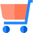 online store, shopping cart, Shopping Store, Cart, Supermarket, commerce LightSalmon icon