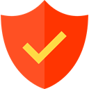 shield, Protection, defense, security, weapons, Security System OrangeRed icon