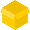 commerce, Shipping, Delivery, package, Commercial Gold icon
