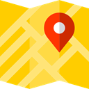pin, Gps, position, Map Location, Map Point, locations, placeholder, Street Map, Maps And Flags, map pointer Gold icon