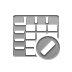 cancel, Spreadsheet DarkGray icon