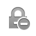 Lock, delete Icon