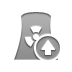 plant up, power, plant, nuclear, Up DarkGray icon