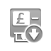 pound, Down, Atm Icon