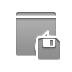 Process, product, Diskette DarkGray icon