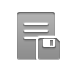 document, stamped, Diskette DarkGray icon
