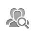 group, zoom Gray icon