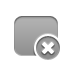 rounded, Close, Rectangle DarkGray icon