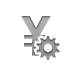 sign, Gear, yen, Currency Icon