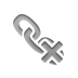 Link, cross Gray icon