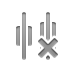 horizontal, Center, cross, distribute Gray icon