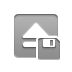 Diskette, Eject DarkGray icon