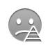 smiley, sad, pyramid Icon