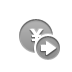 right, coin, yen DarkGray icon