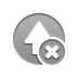 Close, Arrow, Up DarkGray icon