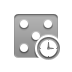 Clock, dice, Game DarkGray icon
