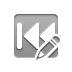 First, pencil Gray icon
