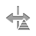 pyramid, Flip, horizontal Icon