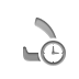 dinar, sign, Currency, Clock Gray icon