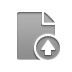 document, Up, document up DarkGray icon
